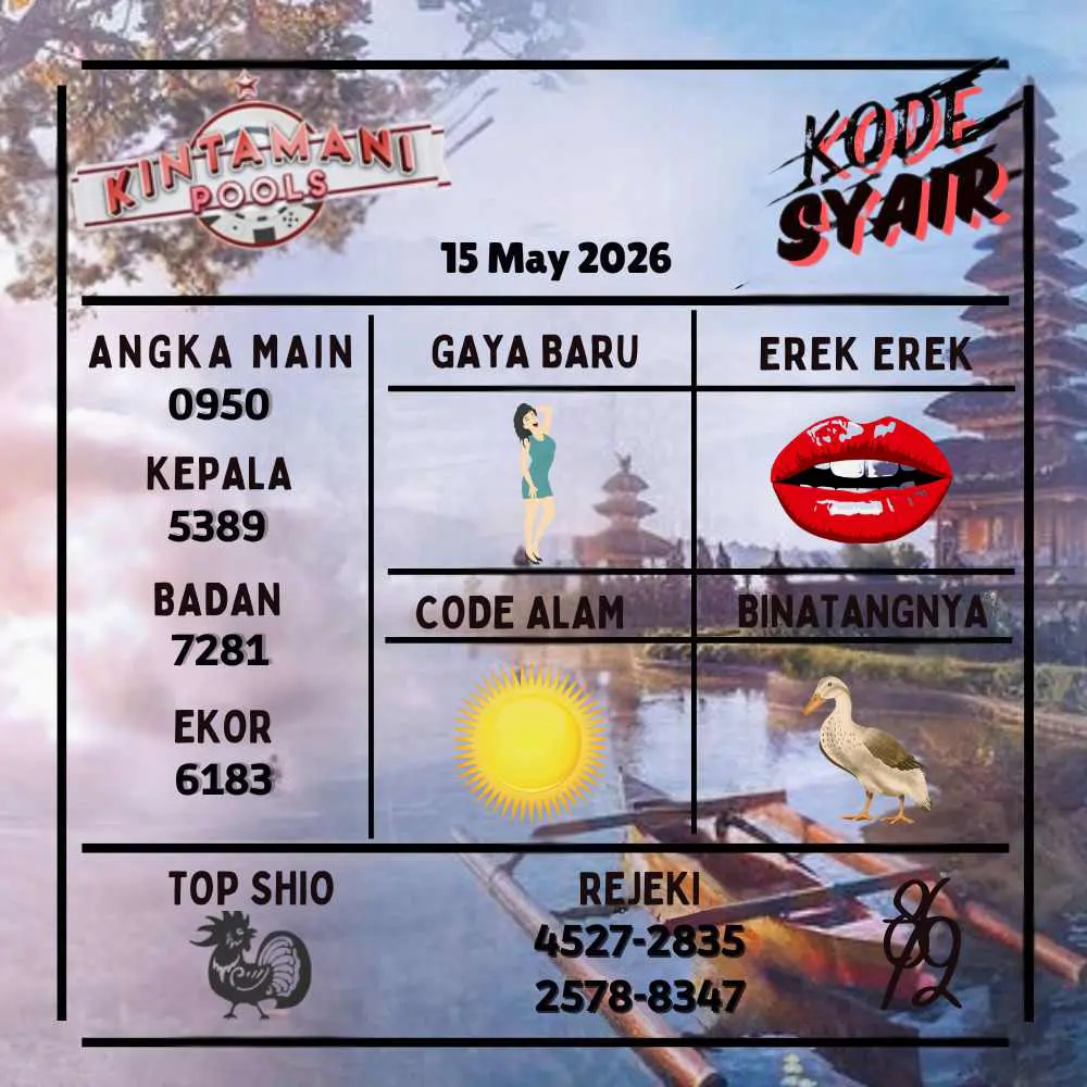 Kode Syair Kintamani Pools Mei 2026

