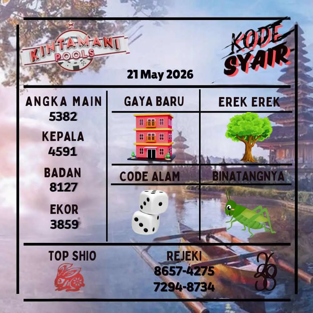 Kode Syair Kintamani Pools Mei 2026