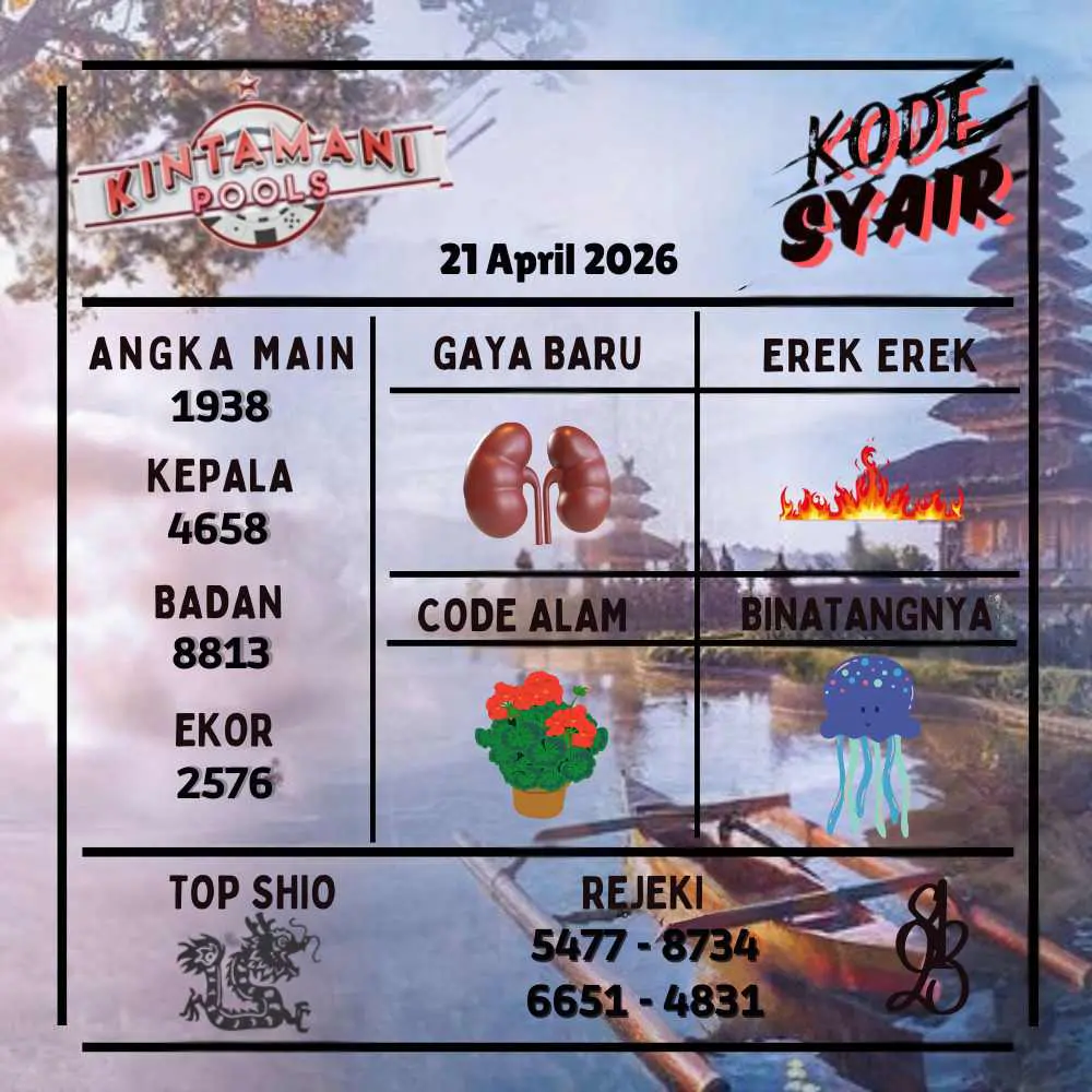 Kode Syair Kintamani Pools April 2026