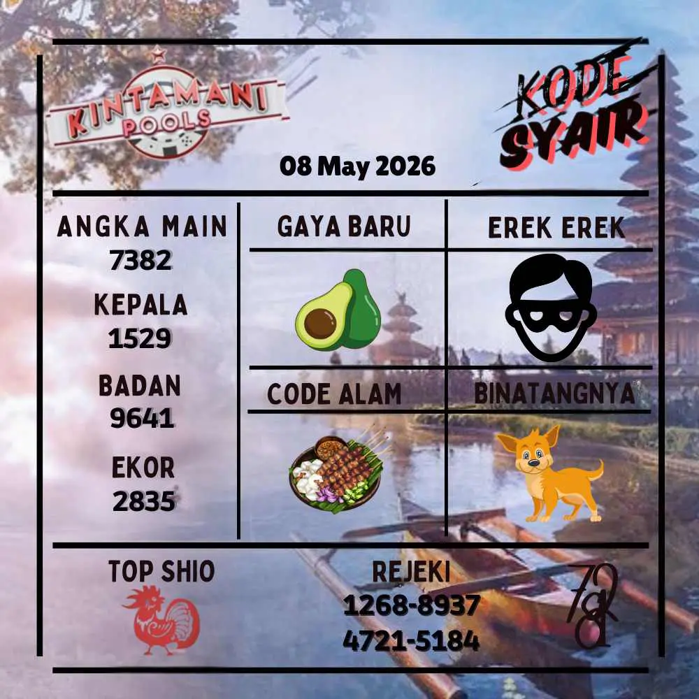 Kode Syair Kintamani Pools Mei 2026
