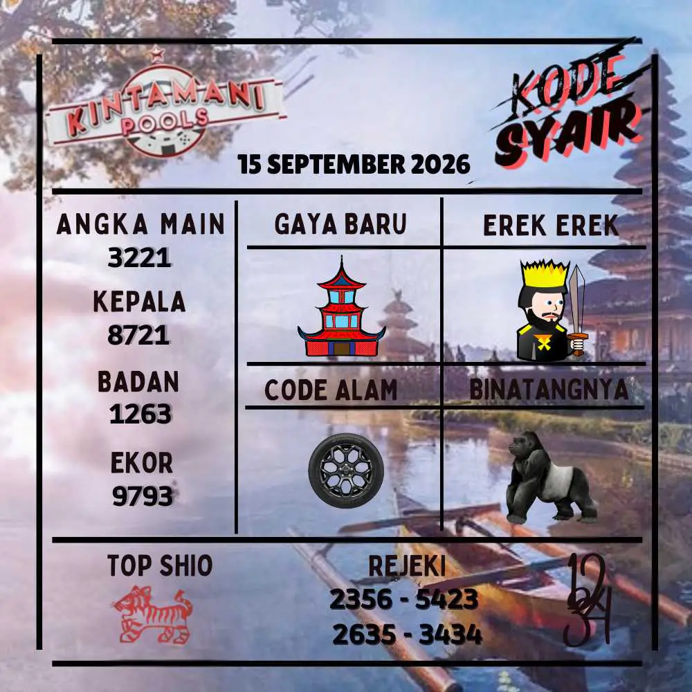 Kode Syair Kintamani Pools September 2026
