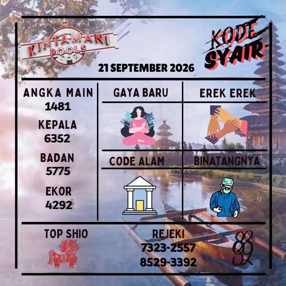 Kode Syair Kintamani Pools September 2026