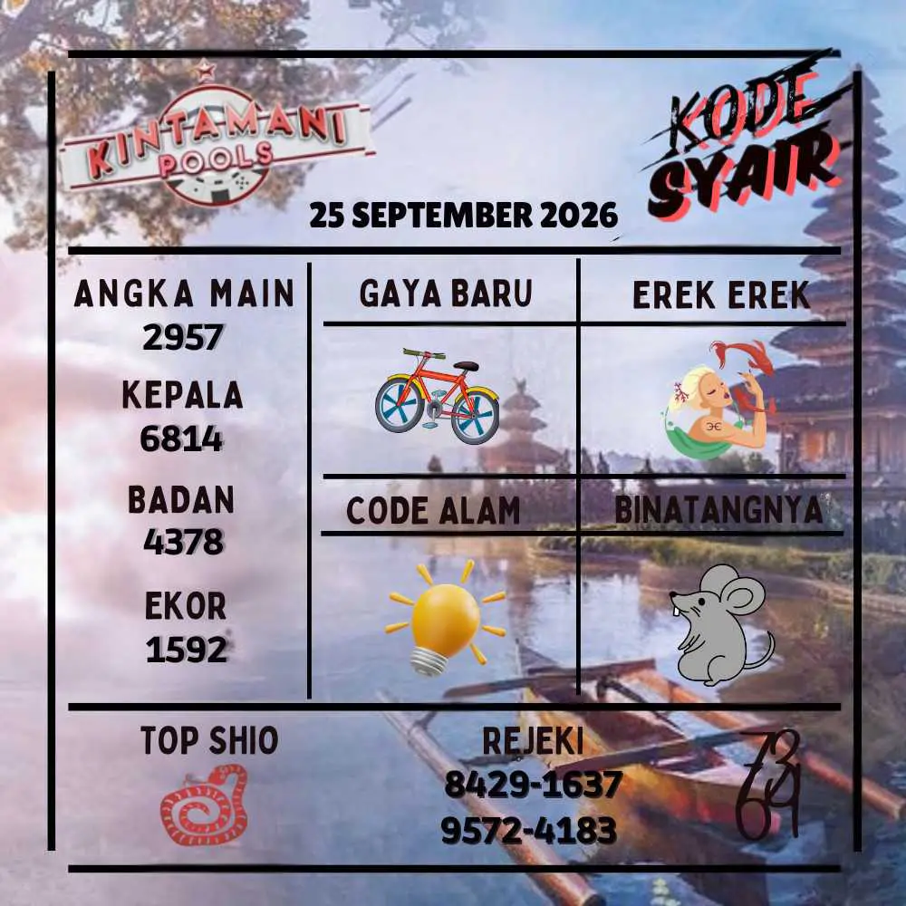 Kode Syair Kintamani Pools September 2026